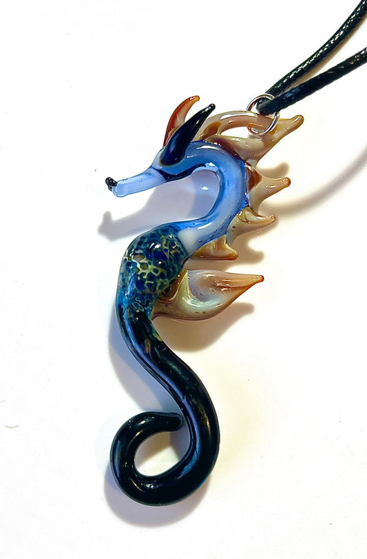 Magnificent Glass Blown Seahorse Jewelry - GLASSnFIRE