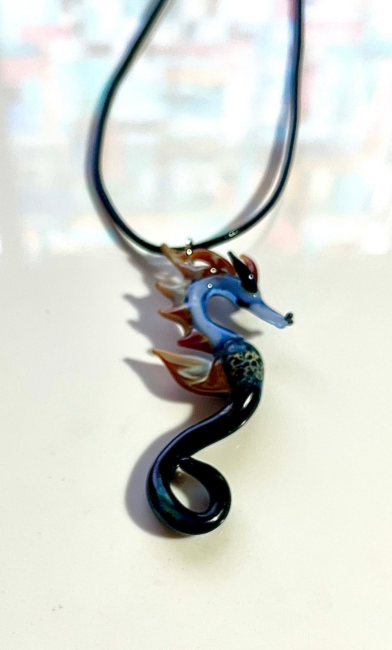 Magnificent Glass Blown Seahorse Jewelry - GLASSnFIRE