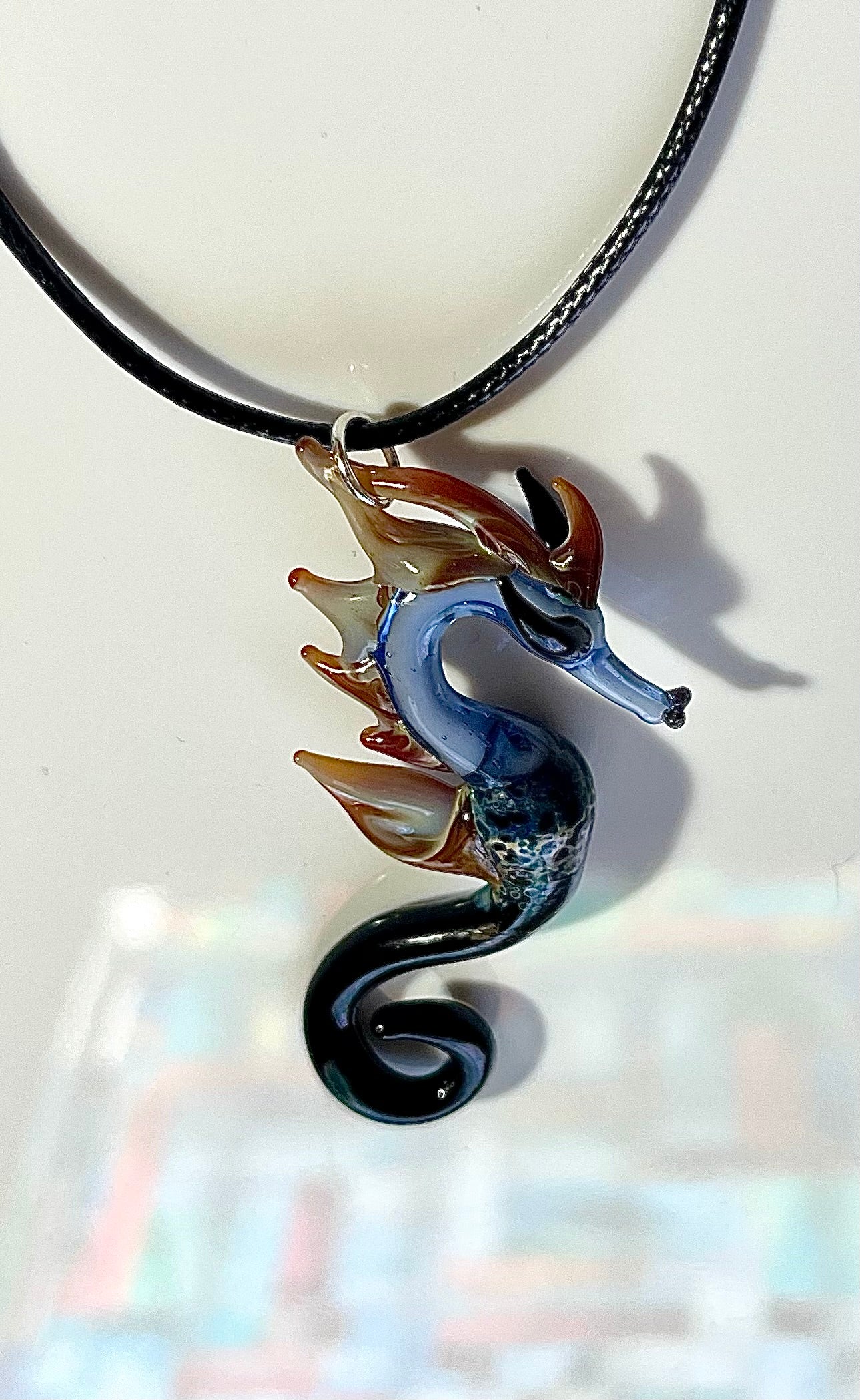 Magnificent Glass Blown Seahorse Jewelry - GLASSnFIRE