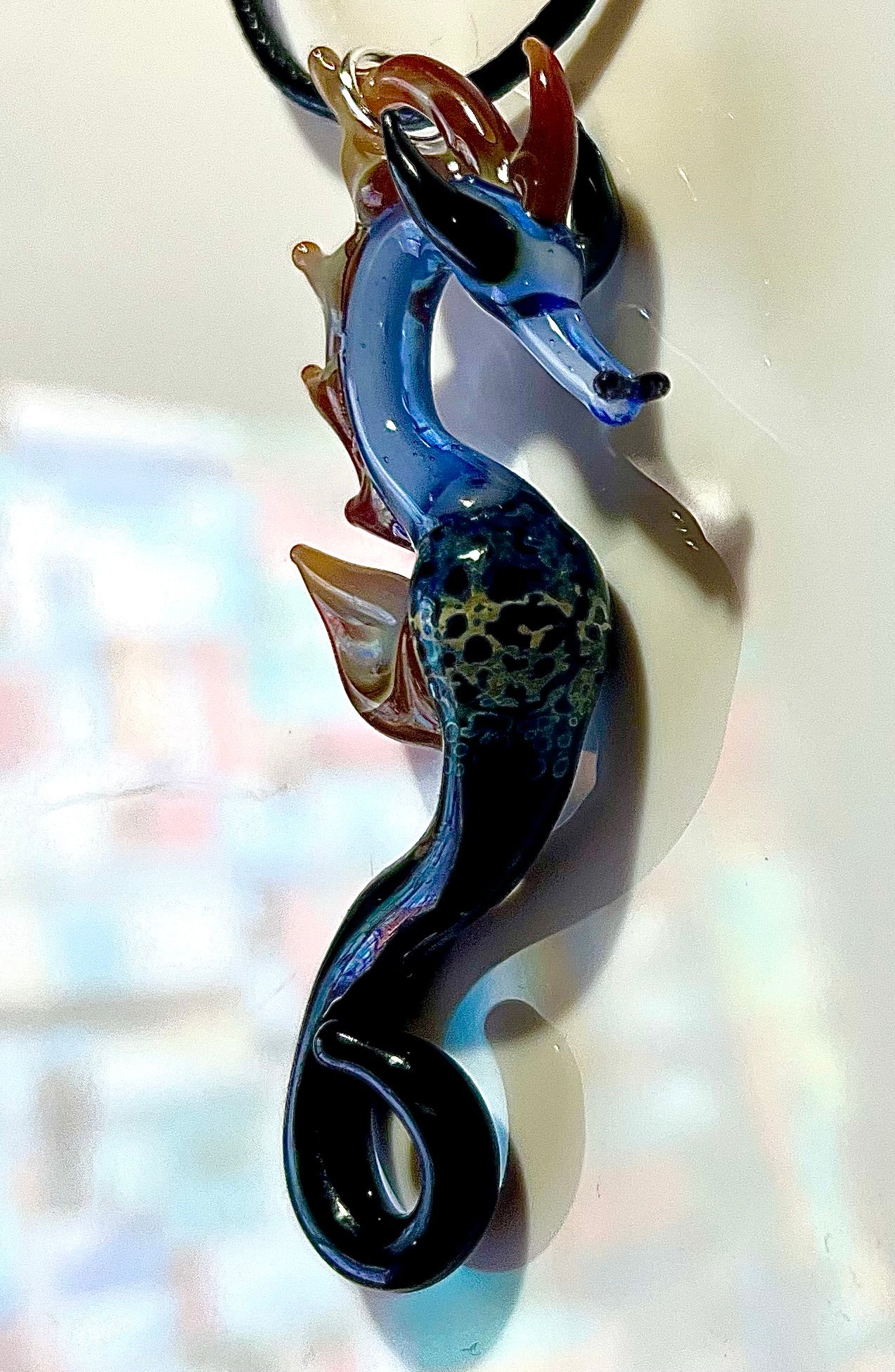 Magnificent Glass Blown Seahorse Jewelry - GLASSnFIRE