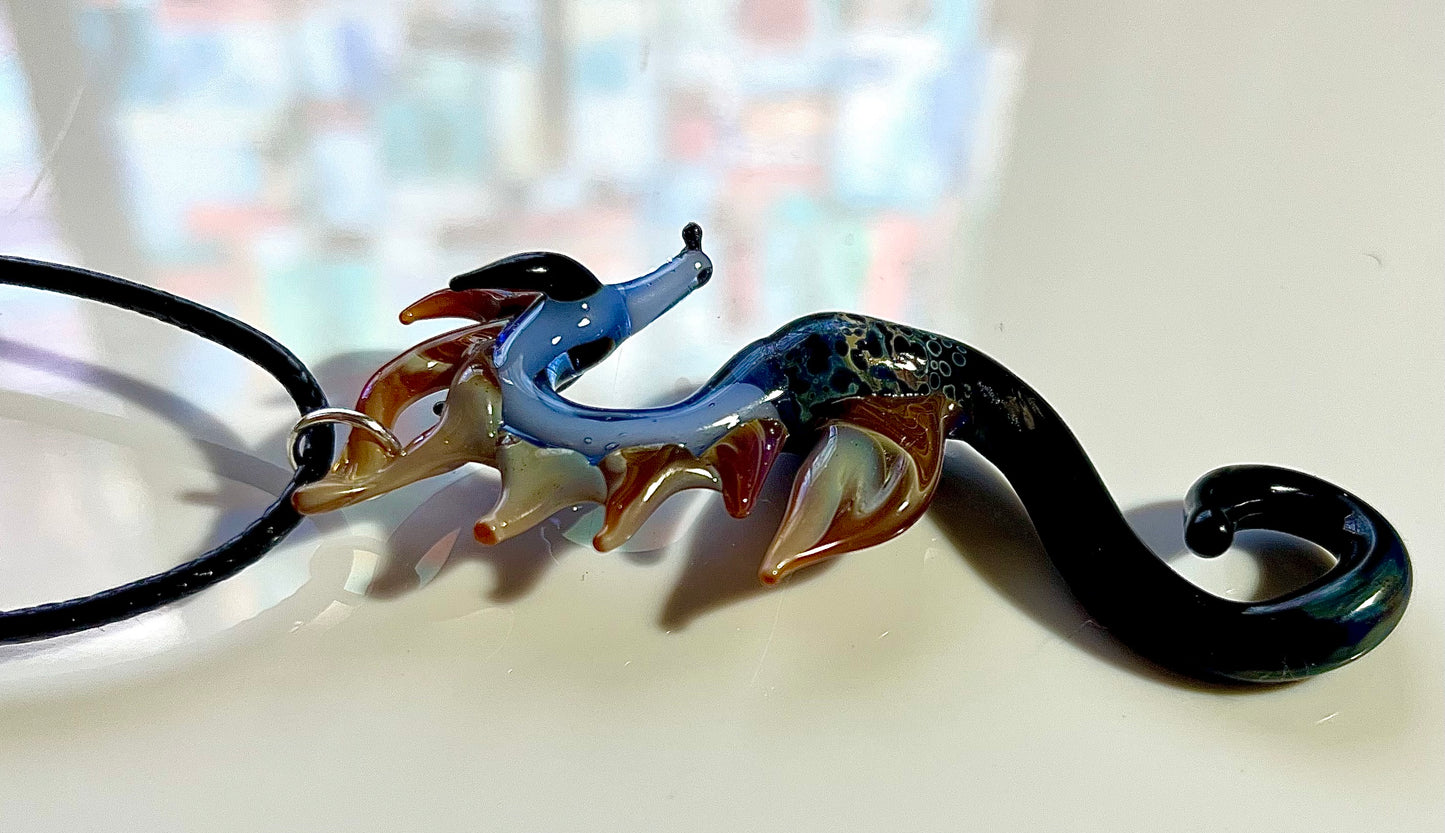 Magnificent Glass Blown Seahorse Jewelry - GLASSnFIRE
