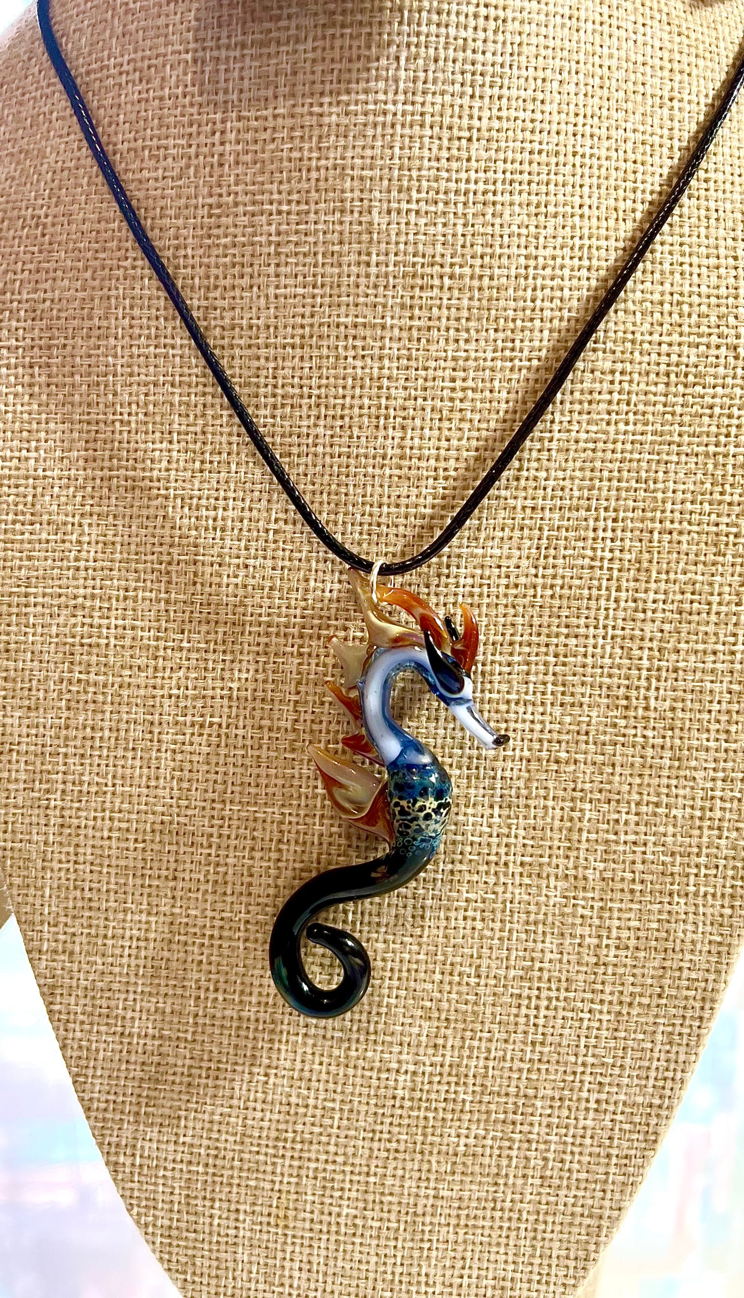 Magnificent Glass Blown Seahorse Jewelry - GLASSnFIRE
