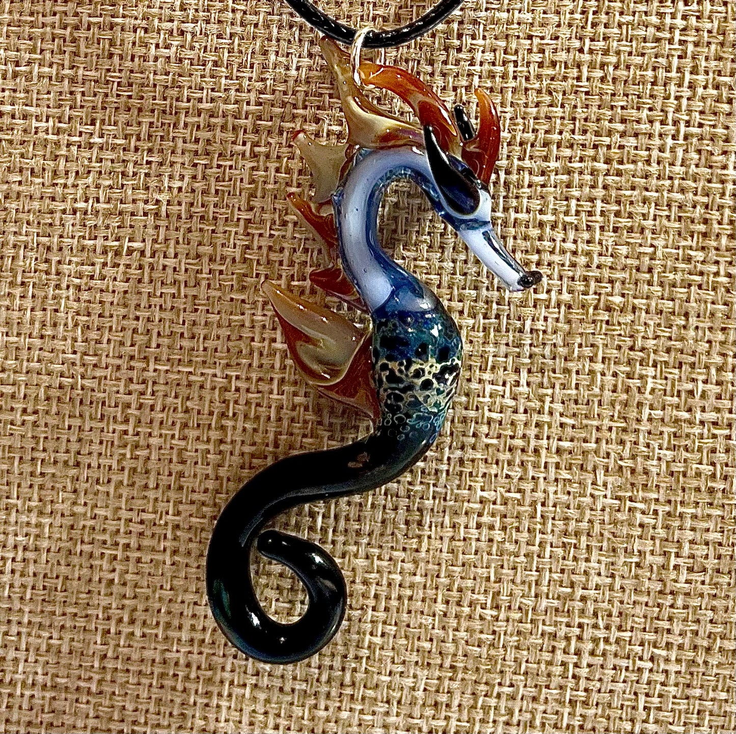 Magnificent Glass Blown Seahorse Jewelry - GLASSnFIRE