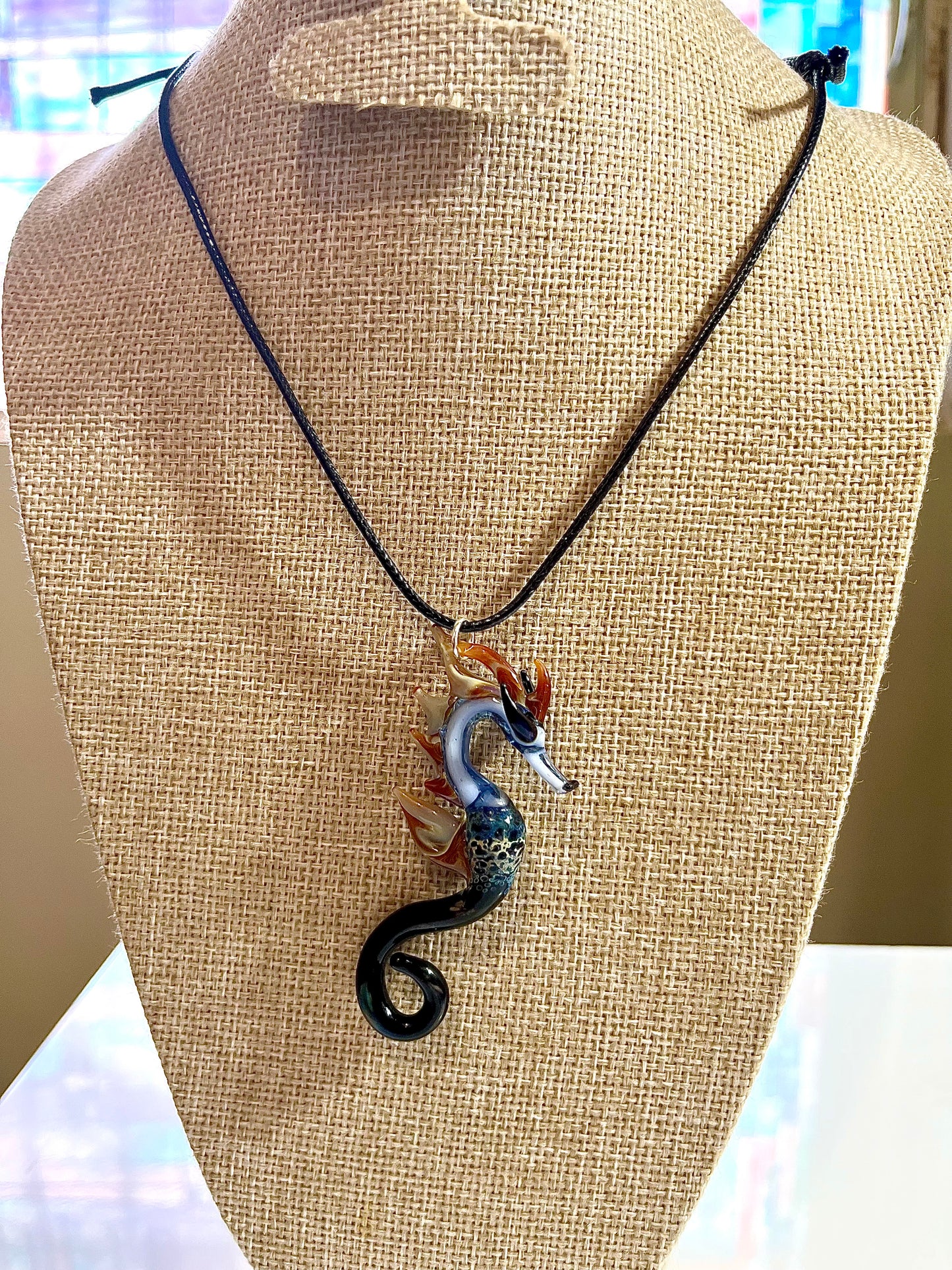 Magnificent Glass Blown Seahorse Jewelry - GLASSnFIRE